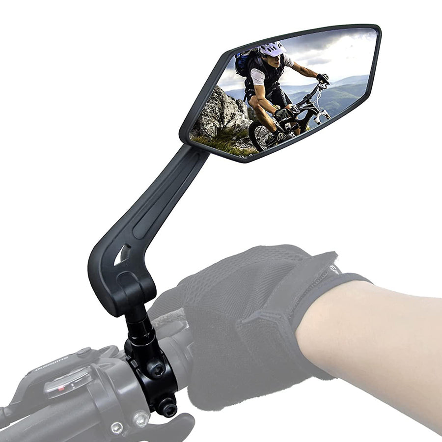 Bicycle Mirror Mountain Bike Handlebar Rearview Mirrors Universal Bike Accessory Image 1