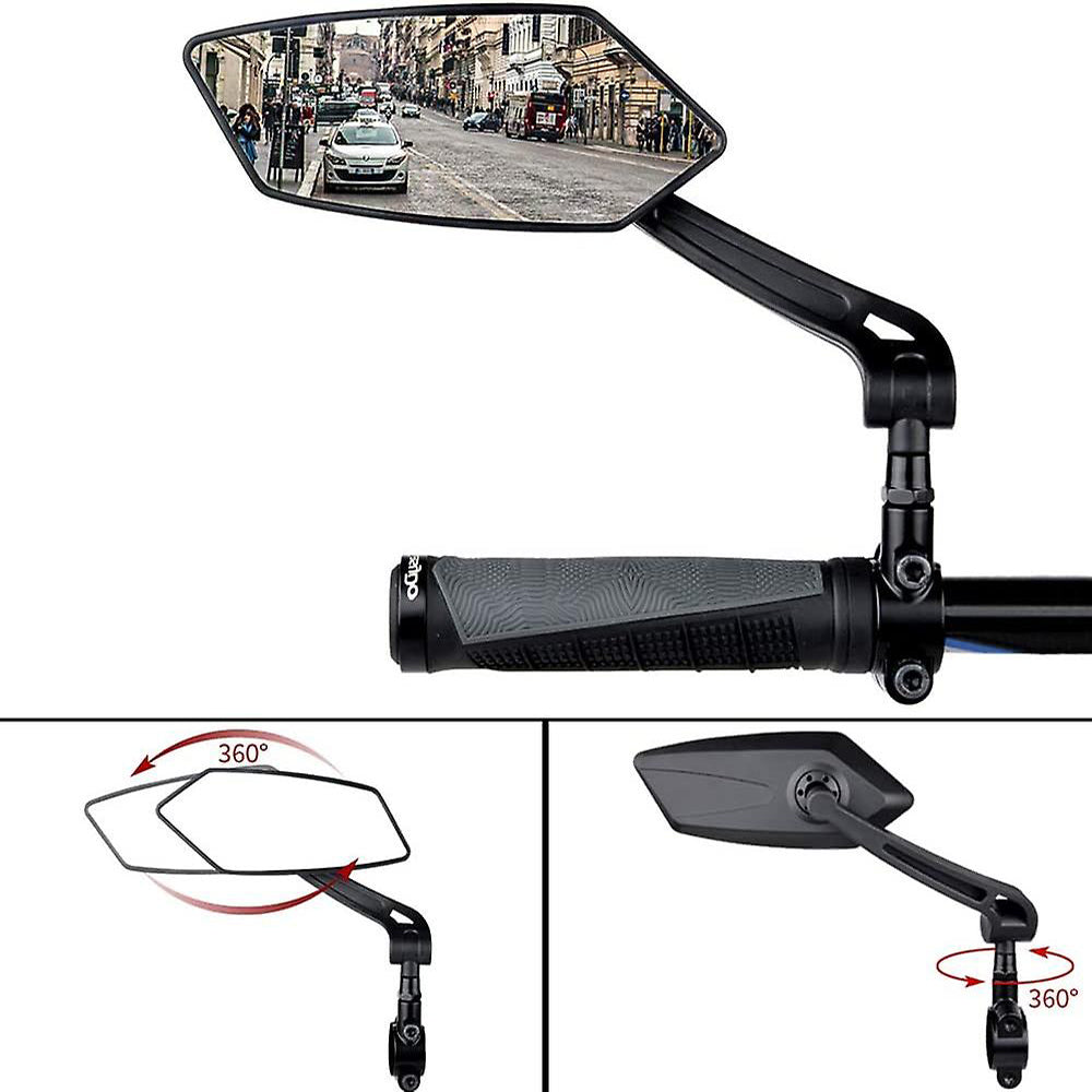 Bicycle Mirror Mountain Bike Handlebar Rearview Mirrors Universal Bike Accessory Image 4