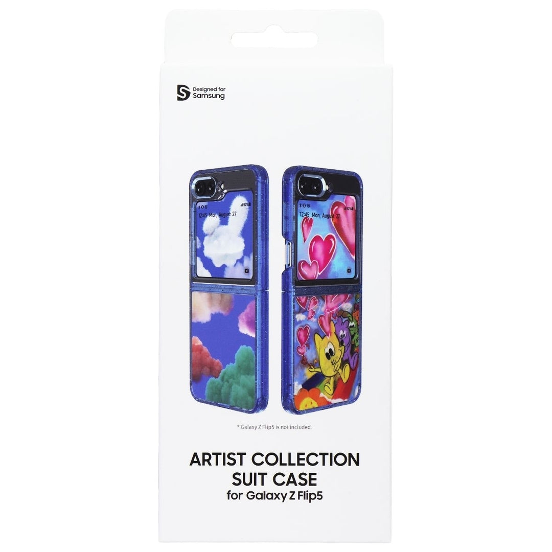 Samsung Artist Collection Suit Case for Galaxy Z Flip5 - White Image 1