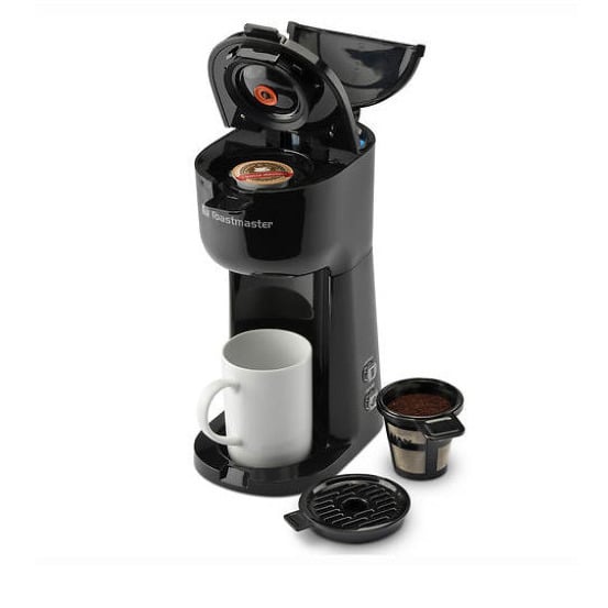Toastmaster Single-Serve Dual-Brew Coffee Maker Black - Image 2
