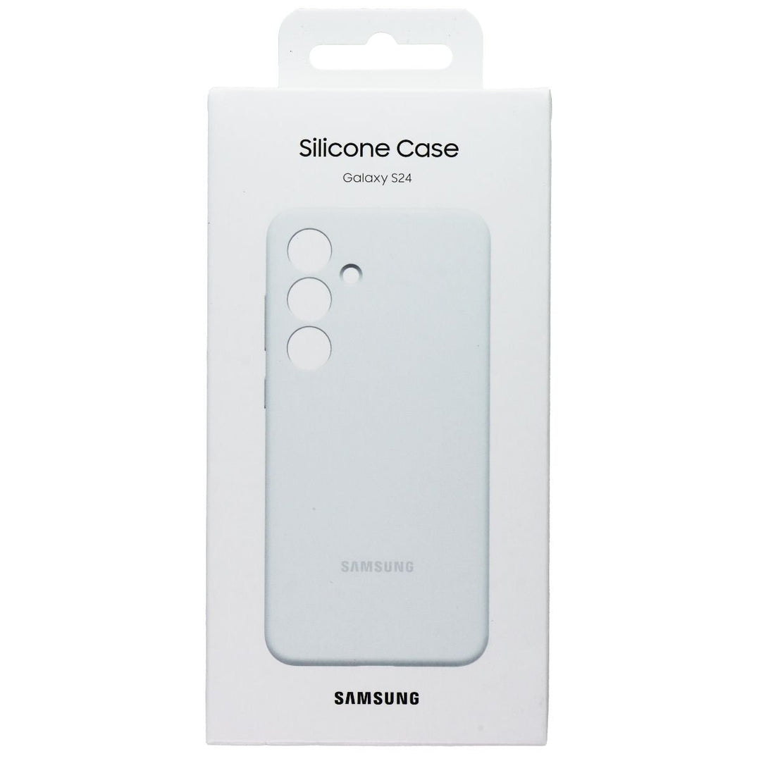 Samsung Official Silicone Case for Samsung Galaxy S24 - White (EF-PS921TWE) Image 1