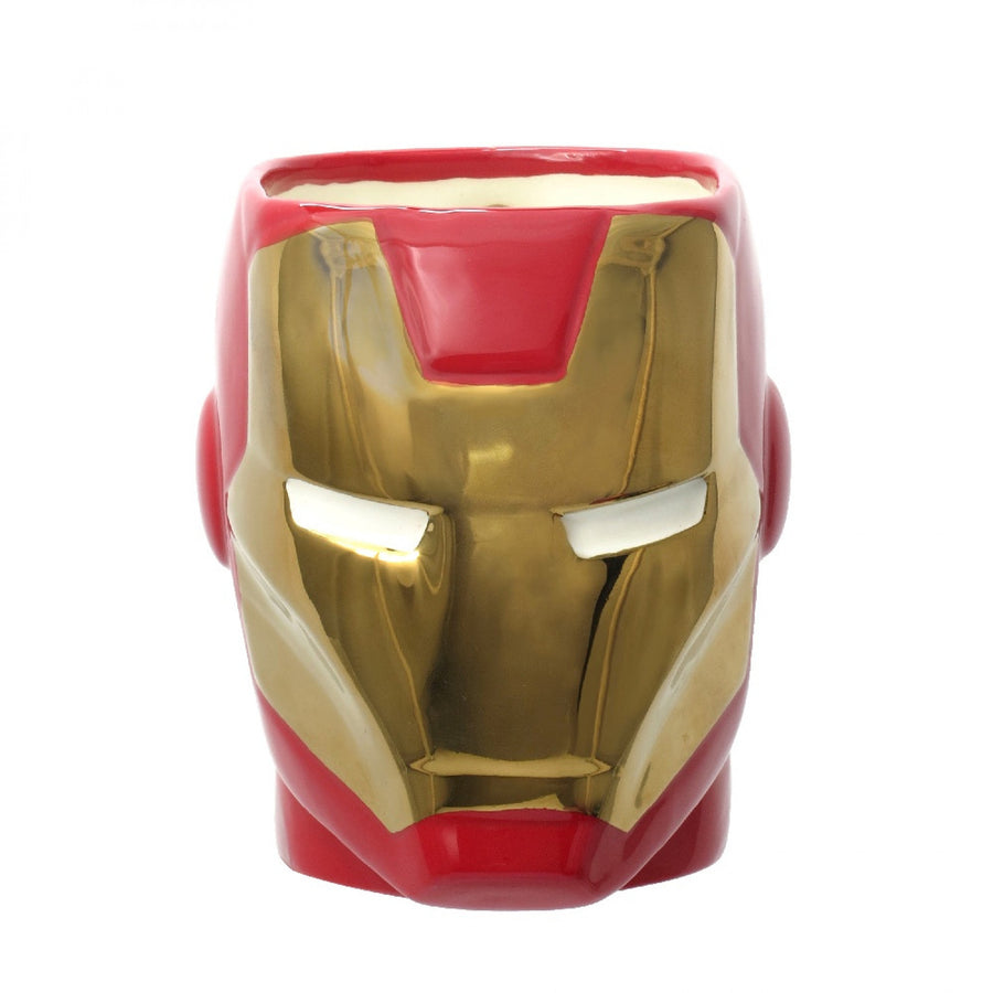 Iron Man Sculpted 17oz Ceramic Mug Image 1
