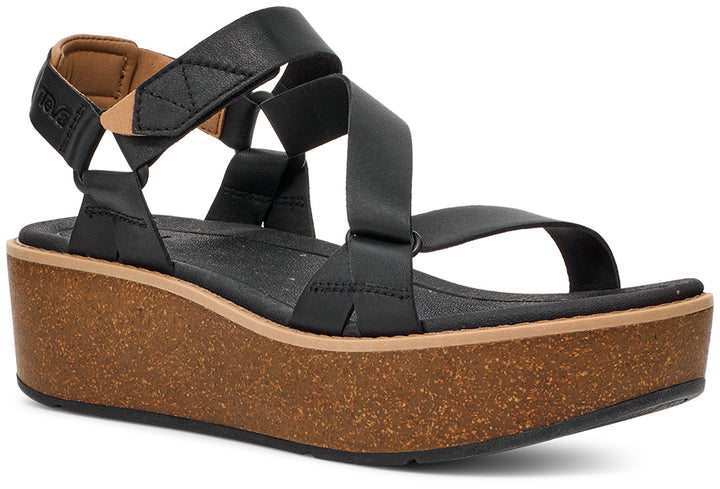 Teva Womens Madera Wedge Black - 1151015-BLK BLACK Image 2