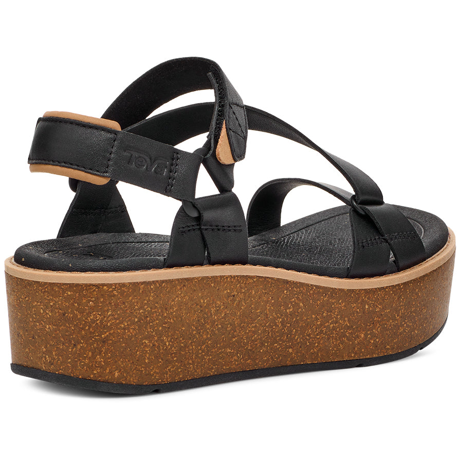 Teva Womens Madera Wedge Black - 1151015-BLK BLACK Image 3