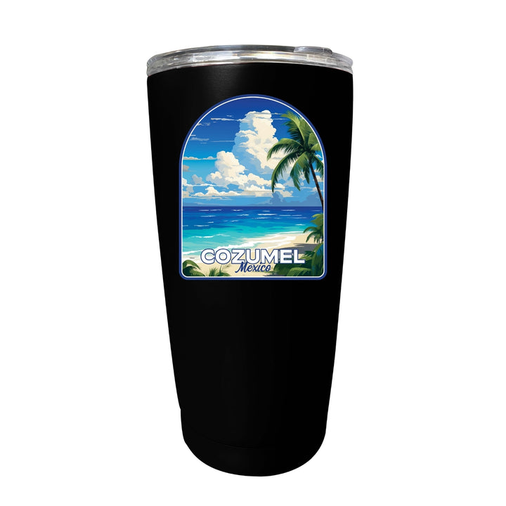 Cozumel Mexico Design C Souvenir 16 oz Stainless Steel Insulated Tumbler Image 4