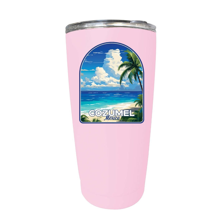 Cozumel Mexico Design C Souvenir 16 oz Stainless Steel Insulated Tumbler Image 1