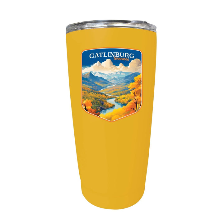 Gatlinburg Tennessee Design D Souvenir 16 oz Stainless Steel Insulated Tumbler Image 7