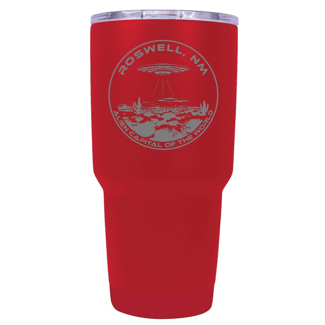 Roswell Mexico Souvenir 24 oz Engraved Insulated Stainless Steel Tumbler Image 3