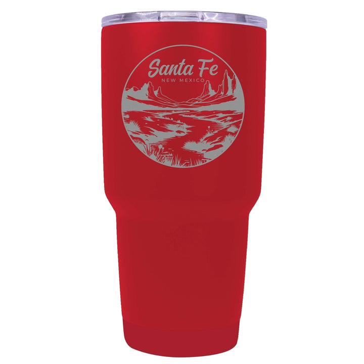 Santa Fe Mexico Souvenir 24 oz Engraved Insulated Stainless Steel Tumbler Image 4