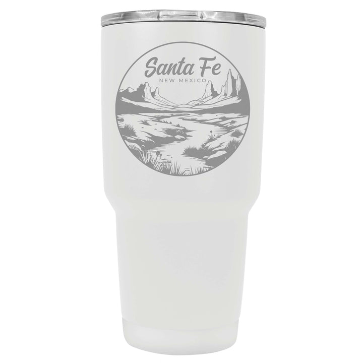 Santa Fe Mexico Souvenir 24 oz Engraved Insulated Stainless Steel Tumbler Image 7