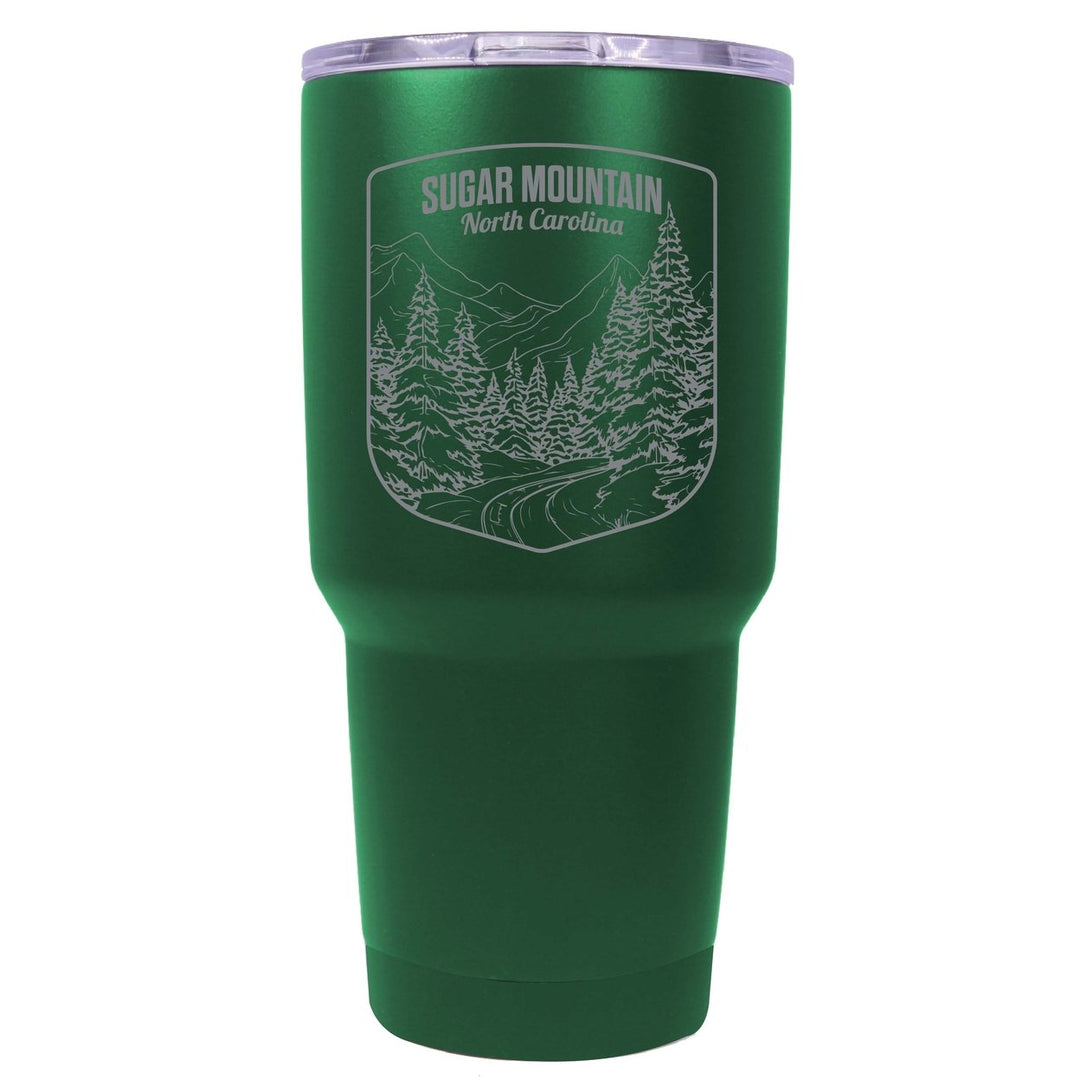 Sugar Mountain North Carolina Souvenir 24 oz Engraved Insulated Stainless Steel Tumbler Image 1