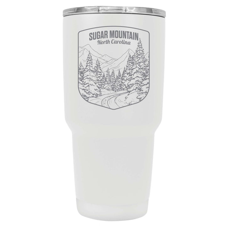 Sugar Mountain North Carolina Souvenir 24 oz Engraved Insulated Stainless Steel Tumbler Image 2