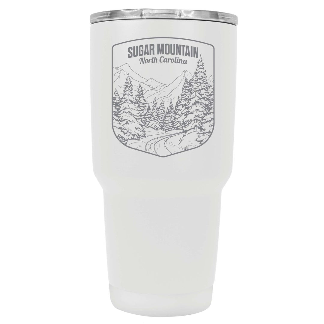 Sugar Mountain North Carolina Souvenir 24 oz Engraved Insulated Stainless Steel Tumbler Image 1