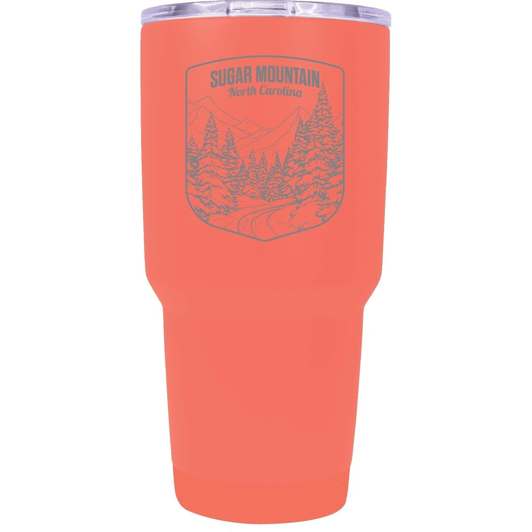 Sugar Mountain North Carolina Souvenir 24 oz Engraved Insulated Stainless Steel Tumbler Image 3