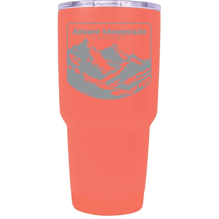 Stowe Mountain Vermont Souvenir 24 oz Engraved Insulated Stainless Steel Tumbler Image 6