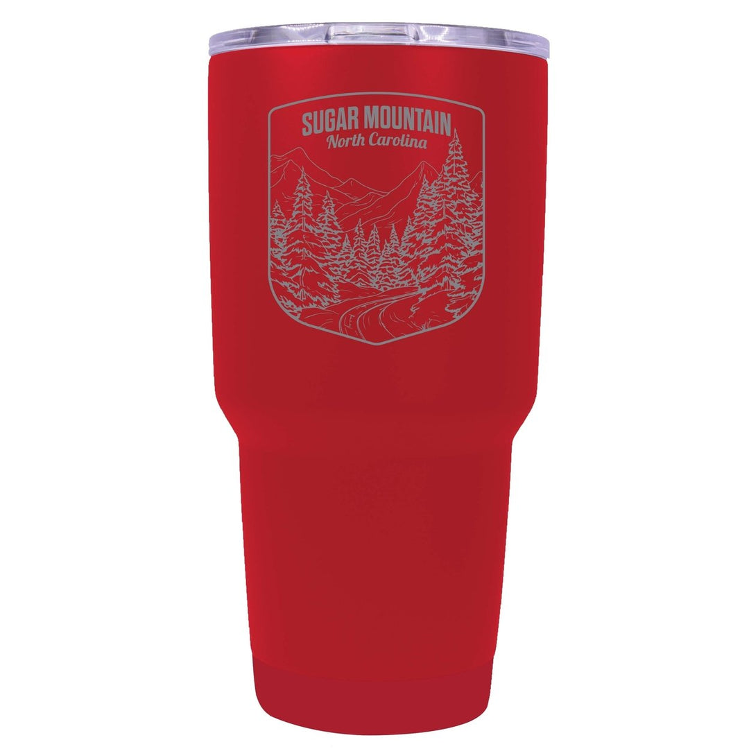 Sugar Mountain North Carolina Souvenir 24 oz Engraved Insulated Stainless Steel Tumbler Image 6