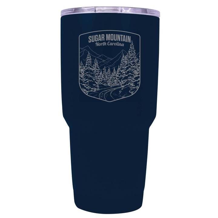 Sugar Mountain North Carolina Souvenir 24 oz Engraved Insulated Stainless Steel Tumbler Image 8