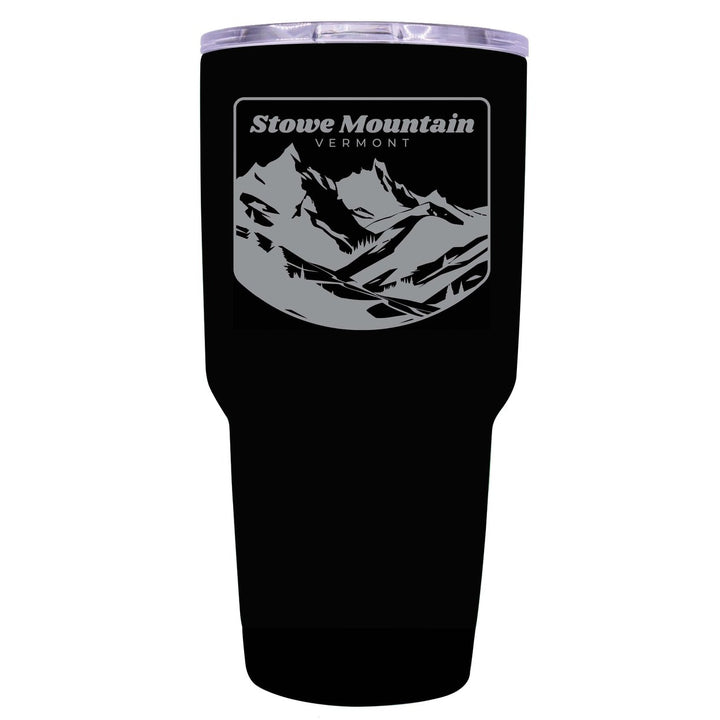 Stowe Mountain Vermont Souvenir 24 oz Engraved Insulated Stainless Steel Tumbler Image 8