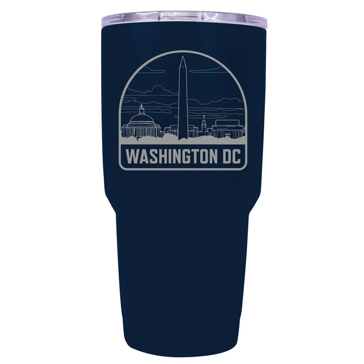 Washington DC Souvenir 24 oz Engraved Insulated Stainless Steel Tumbler Image 4