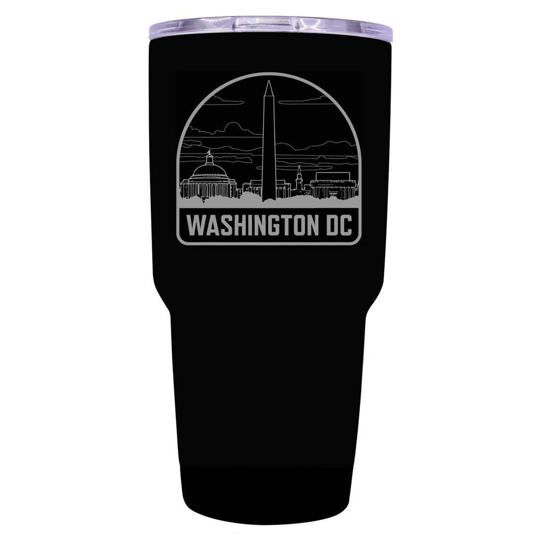 Washington DC Souvenir 24 oz Engraved Insulated Stainless Steel Tumbler Image 6