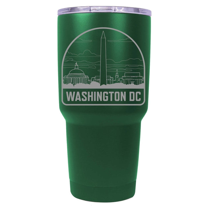 Washington DC Souvenir 24 oz Engraved Insulated Stainless Steel Tumbler Image 8