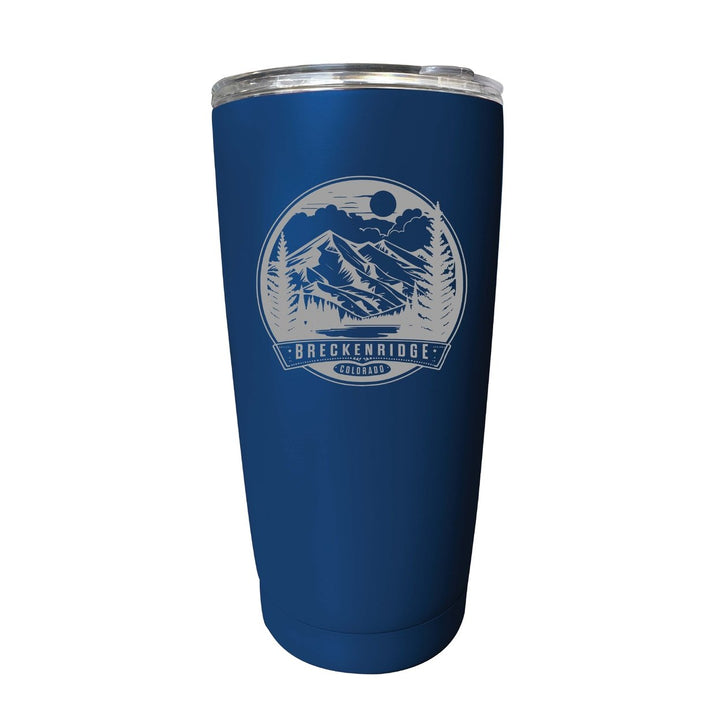 Breckenridge Colorado Souvenir 16 oz Engraved Stainless Steel Insulated Tumbler Image 2