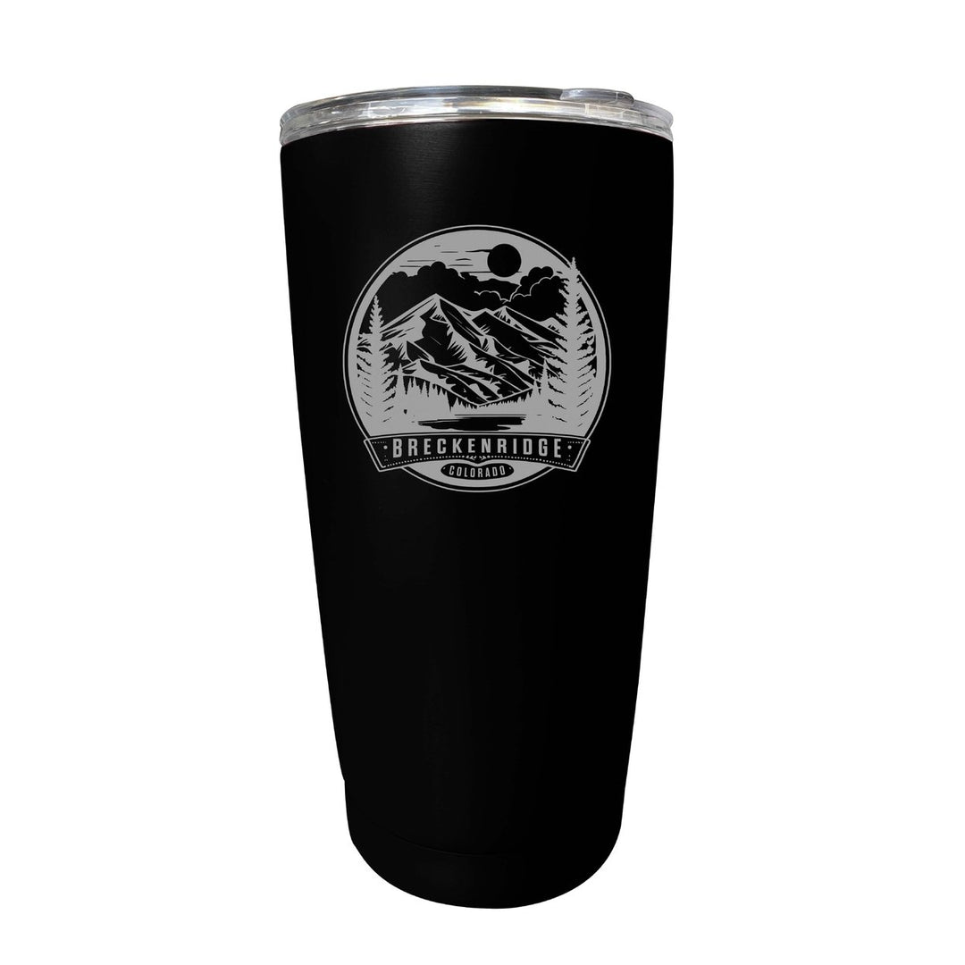 Breckenridge Colorado Souvenir 16 oz Engraved Stainless Steel Insulated Tumbler Image 4