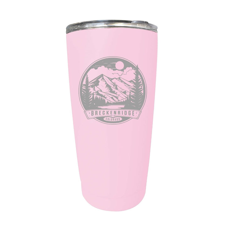 Breckenridge Colorado Souvenir 16 oz Engraved Stainless Steel Insulated Tumbler Image 6