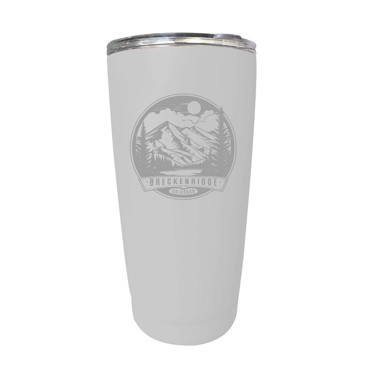 Breckenridge Colorado Souvenir 16 oz Engraved Stainless Steel Insulated Tumbler Image 9