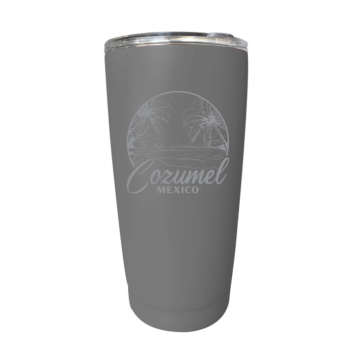 Cozumel Mexico Souvenir 16 oz Engraved Stainless Steel Insulated Tumbler Image 9