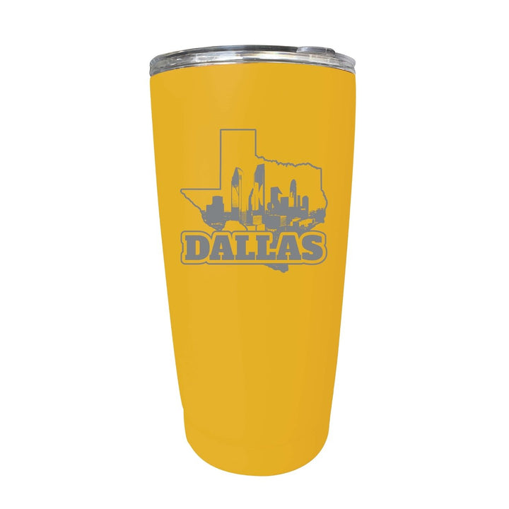 Dallas Texas Souvenir 16 oz Engraved Stainless Steel Insulated Tumbler Image 10