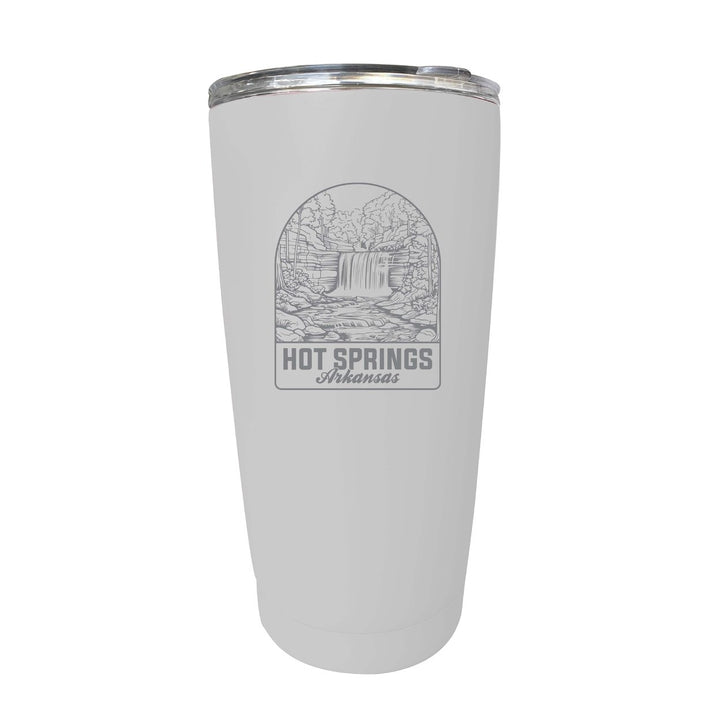 Hot Springs Arkansas Souvenir 16 oz Engraved Stainless Steel Insulated Tumbler Image 7