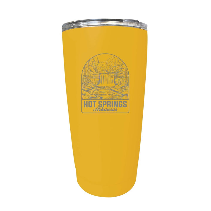 Hot Springs Arkansas Souvenir 16 oz Engraved Stainless Steel Insulated Tumbler Image 8