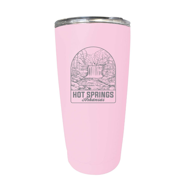 Hot Springs Arkansas Souvenir 16 oz Engraved Stainless Steel Insulated Tumbler Image 9