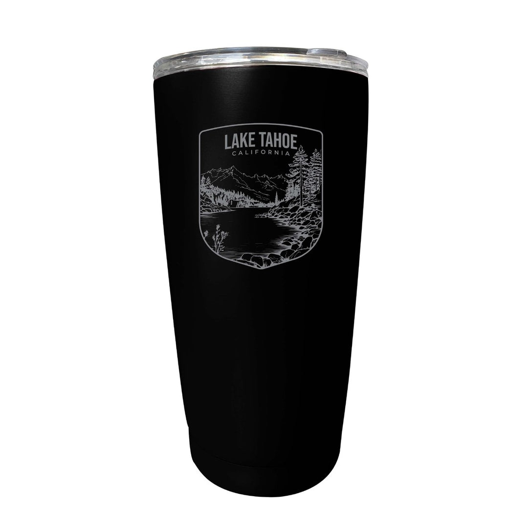 Lake Tahoe California Souvenir 16 oz Engraved Stainless Steel Insulated Tumbler Image 6