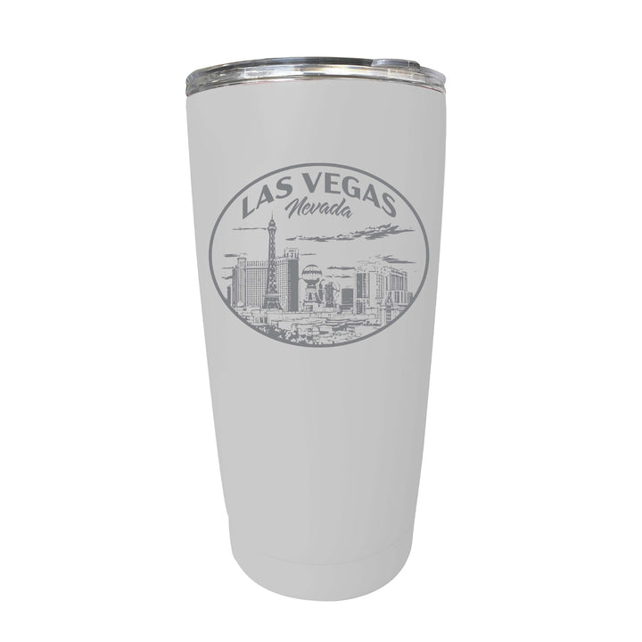 Las Vegas Nevada Souvenir 16 oz Engraved Stainless Steel Insulated Tumbler Image 9