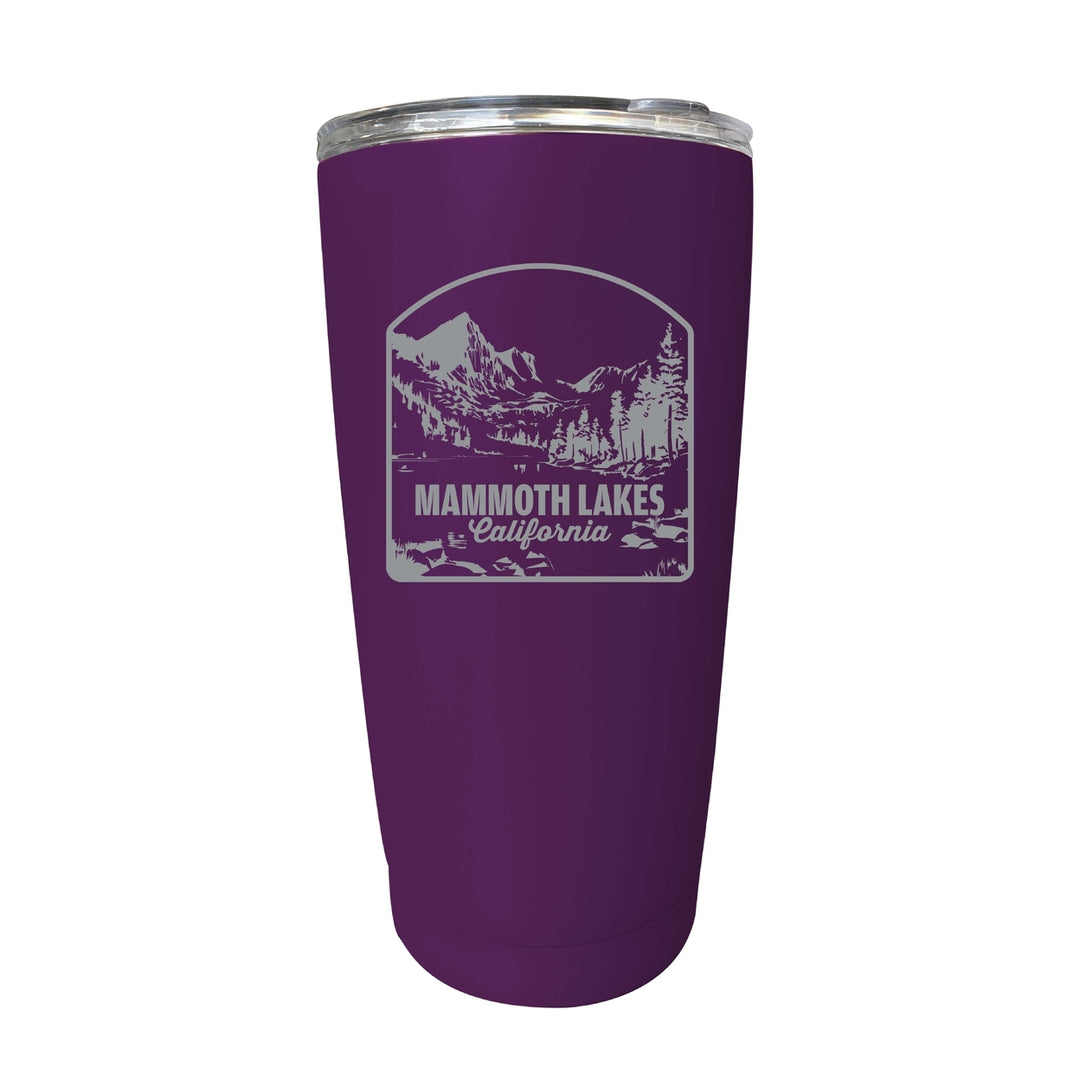 Mammoth Lakes California Souvenir 16 oz Engraved Stainless Steel Insulated Tumbler Image 1