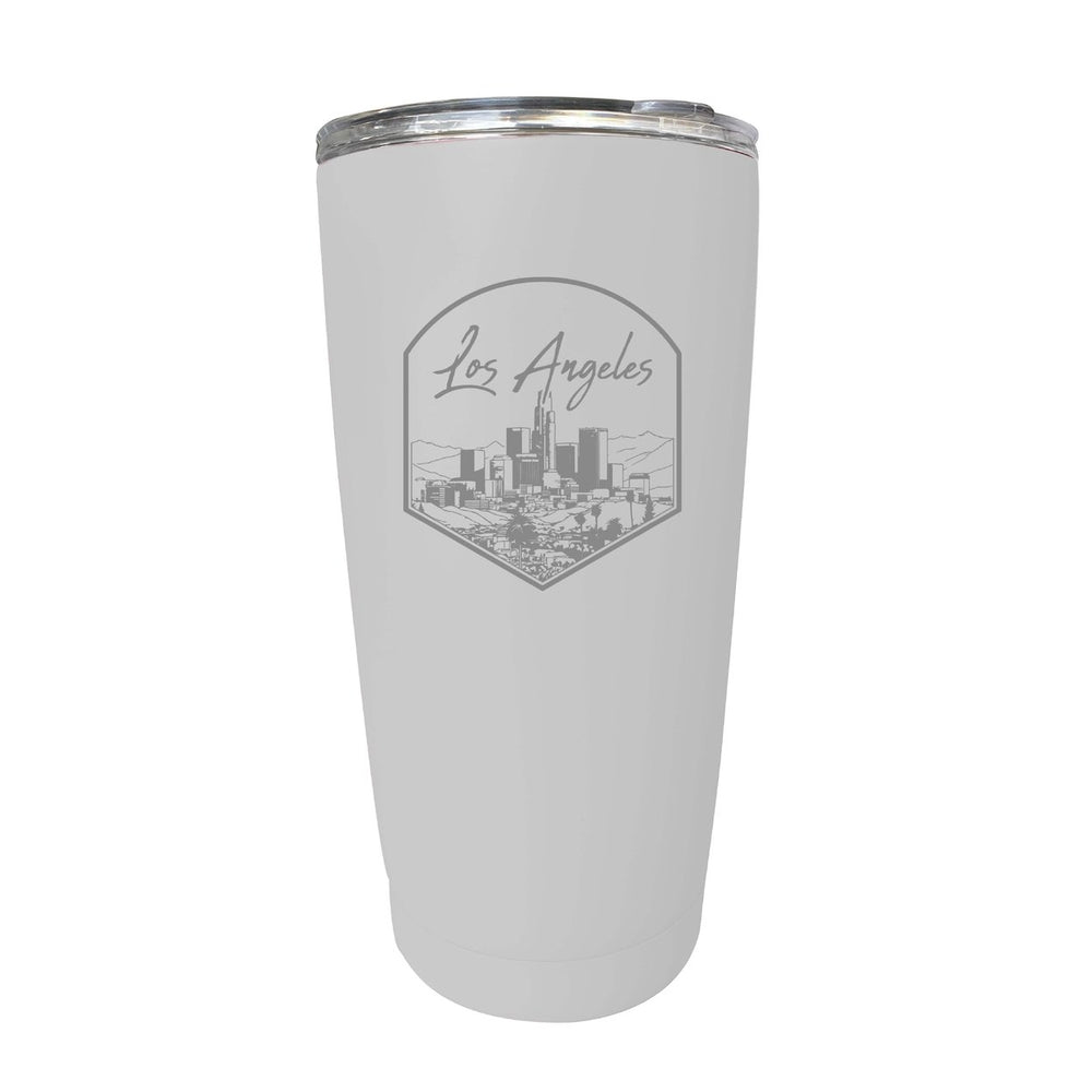 Los Angeles California Engraving 1 Souvenir 16 oz Engraved Stainless Steel Insulated Tumbler Image 2