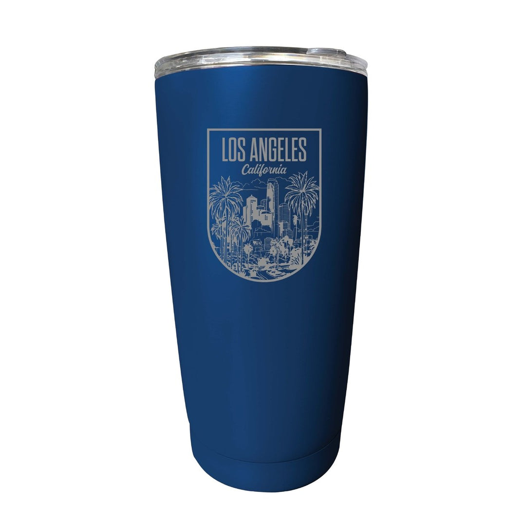 Los Angeles California Engraving 2 Souvenir 16 oz Engraved Stainless Steel Insulated Tumbler Image 4