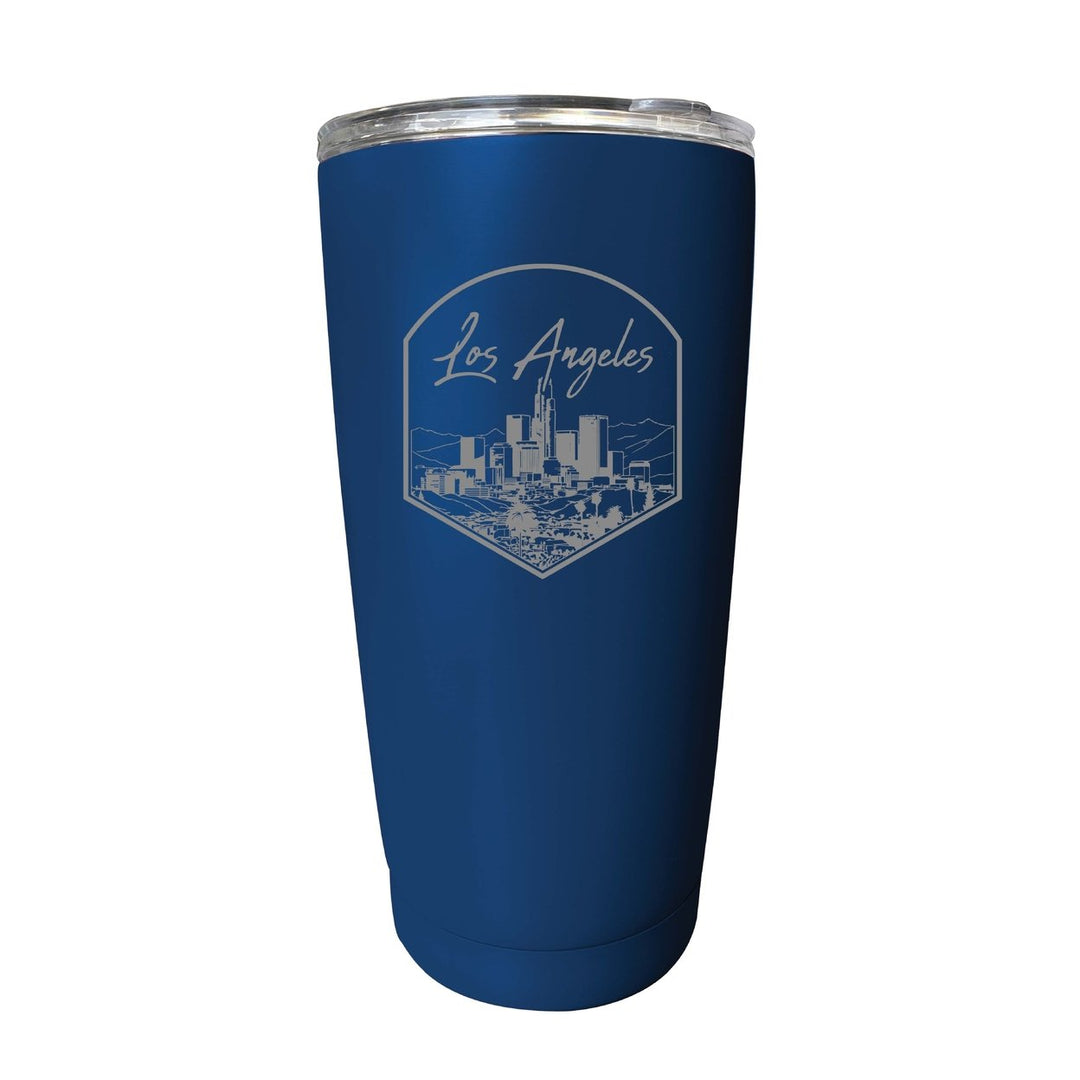 Los Angeles California Engraving 1 Souvenir 16 oz Engraved Stainless Steel Insulated Tumbler Image 4