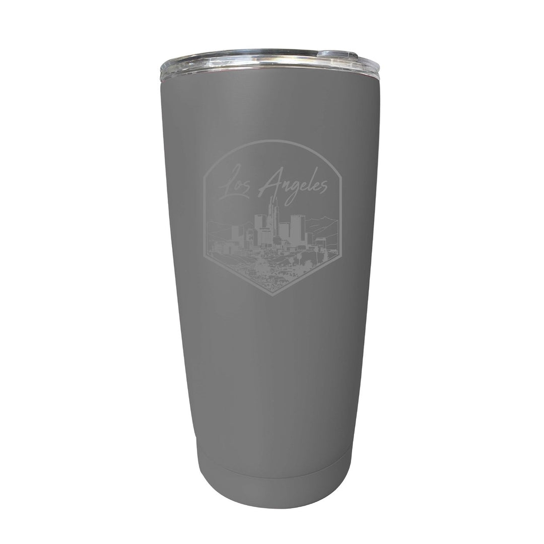 Los Angeles California Engraving 1 Souvenir 16 oz Engraved Stainless Steel Insulated Tumbler Image 6