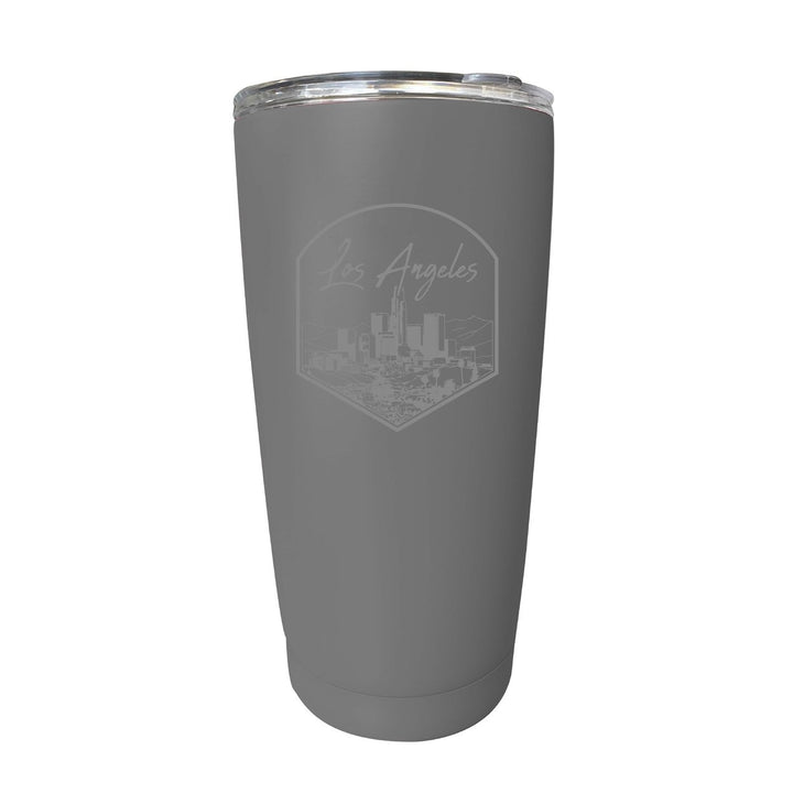 Los Angeles California Engraving 1 Souvenir 16 oz Engraved Stainless Steel Insulated Tumbler Image 1