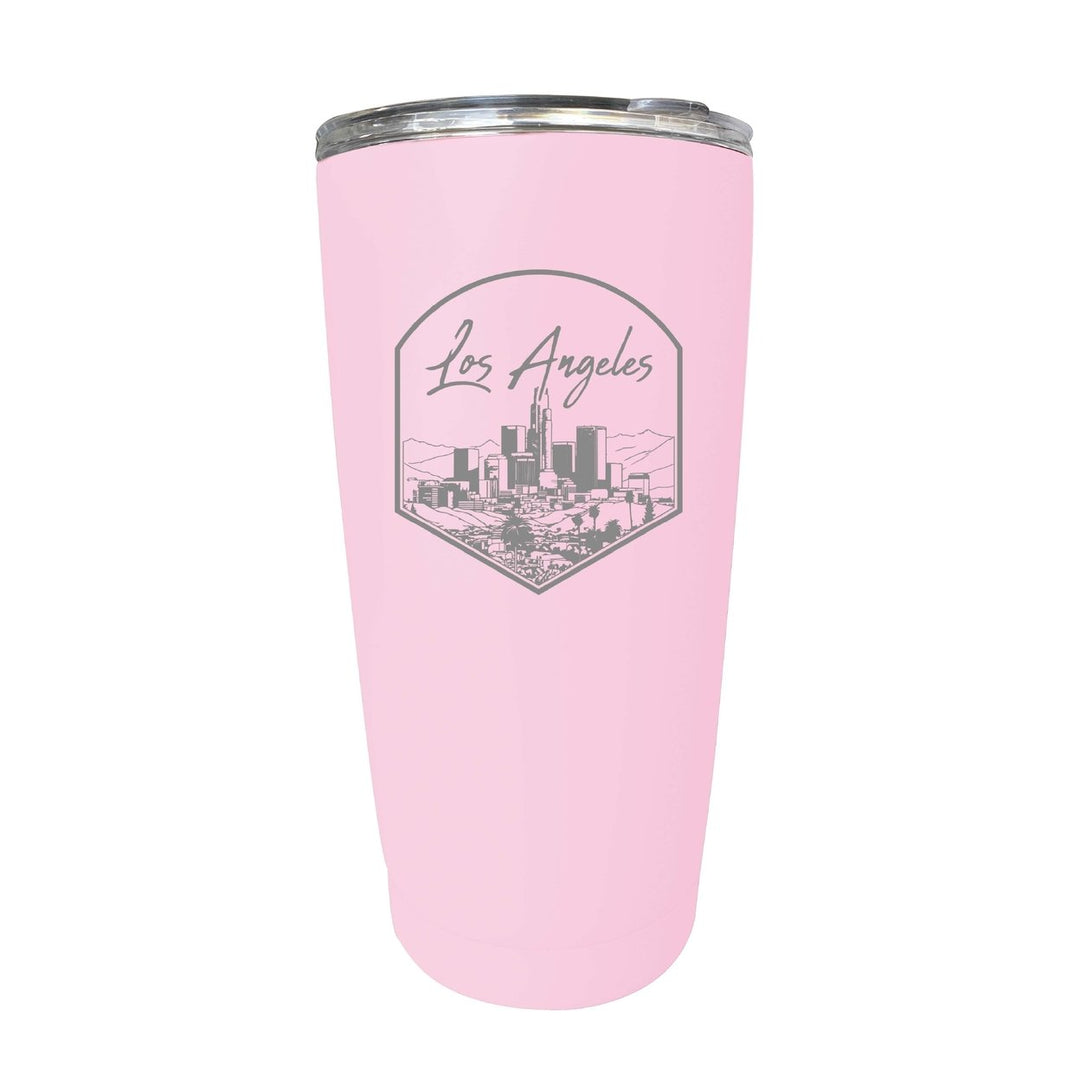 Los Angeles California Engraving 1 Souvenir 16 oz Engraved Stainless Steel Insulated Tumbler Image 7