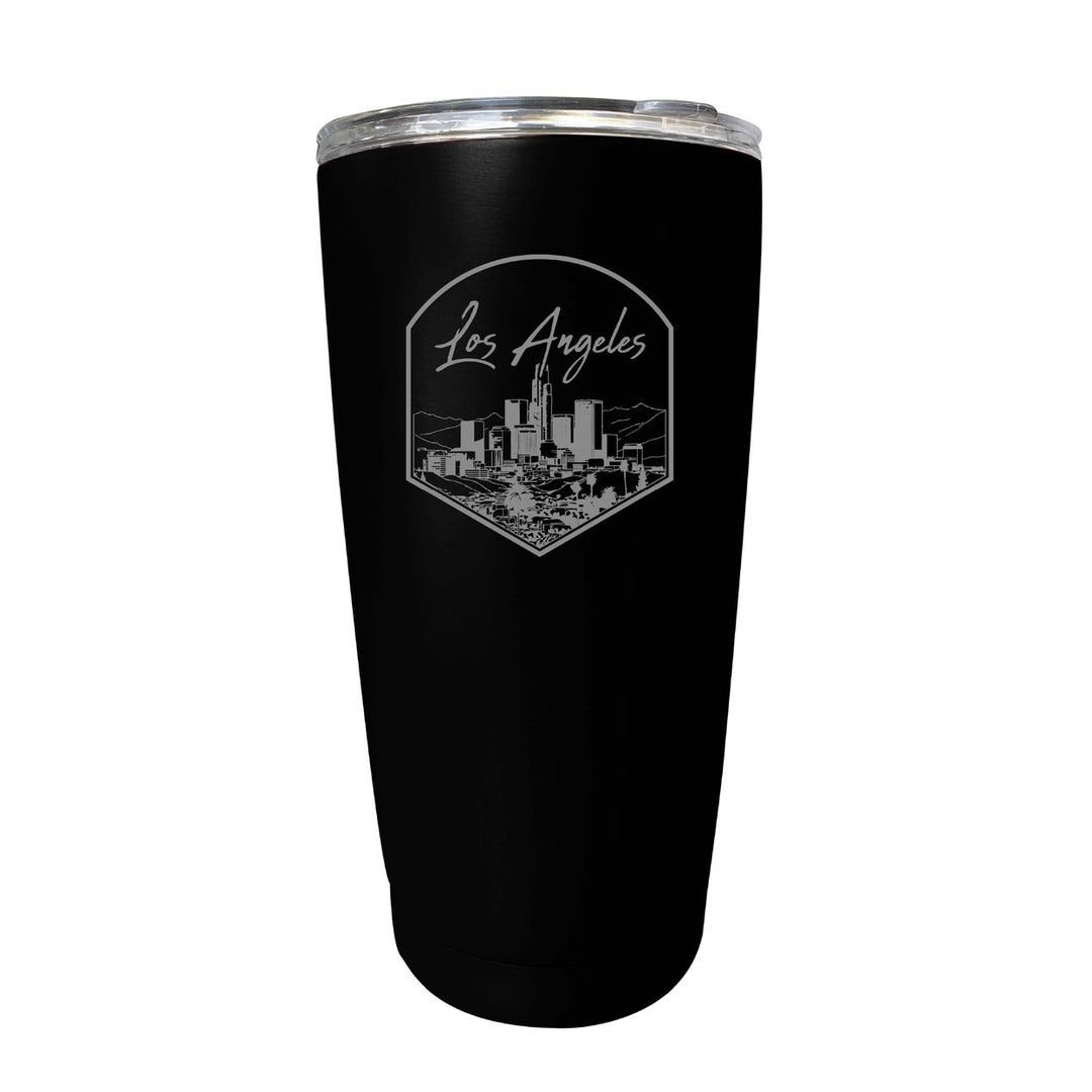 Los Angeles California Engraving 1 Souvenir 16 oz Engraved Stainless Steel Insulated Tumbler Image 9