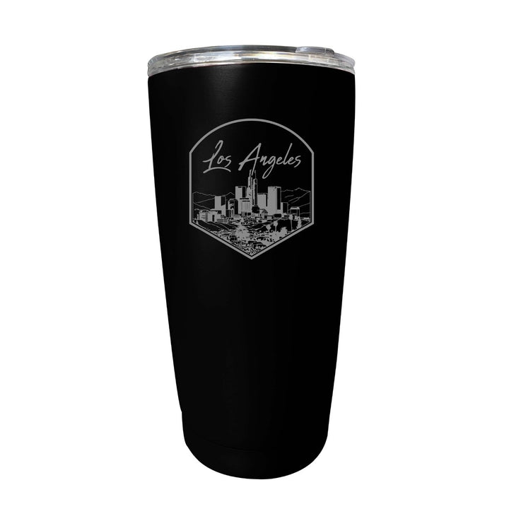 Los Angeles California Engraving 1 Souvenir 16 oz Engraved Stainless Steel Insulated Tumbler Image 1