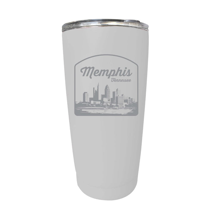 Memphis Tennessee Souvenir 16 oz Engraved Stainless Steel Insulated Tumbler Image 9