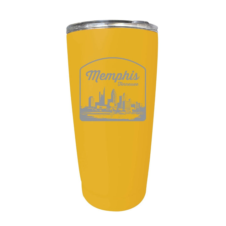 Memphis Tennessee Souvenir 16 oz Engraved Stainless Steel Insulated Tumbler Image 10