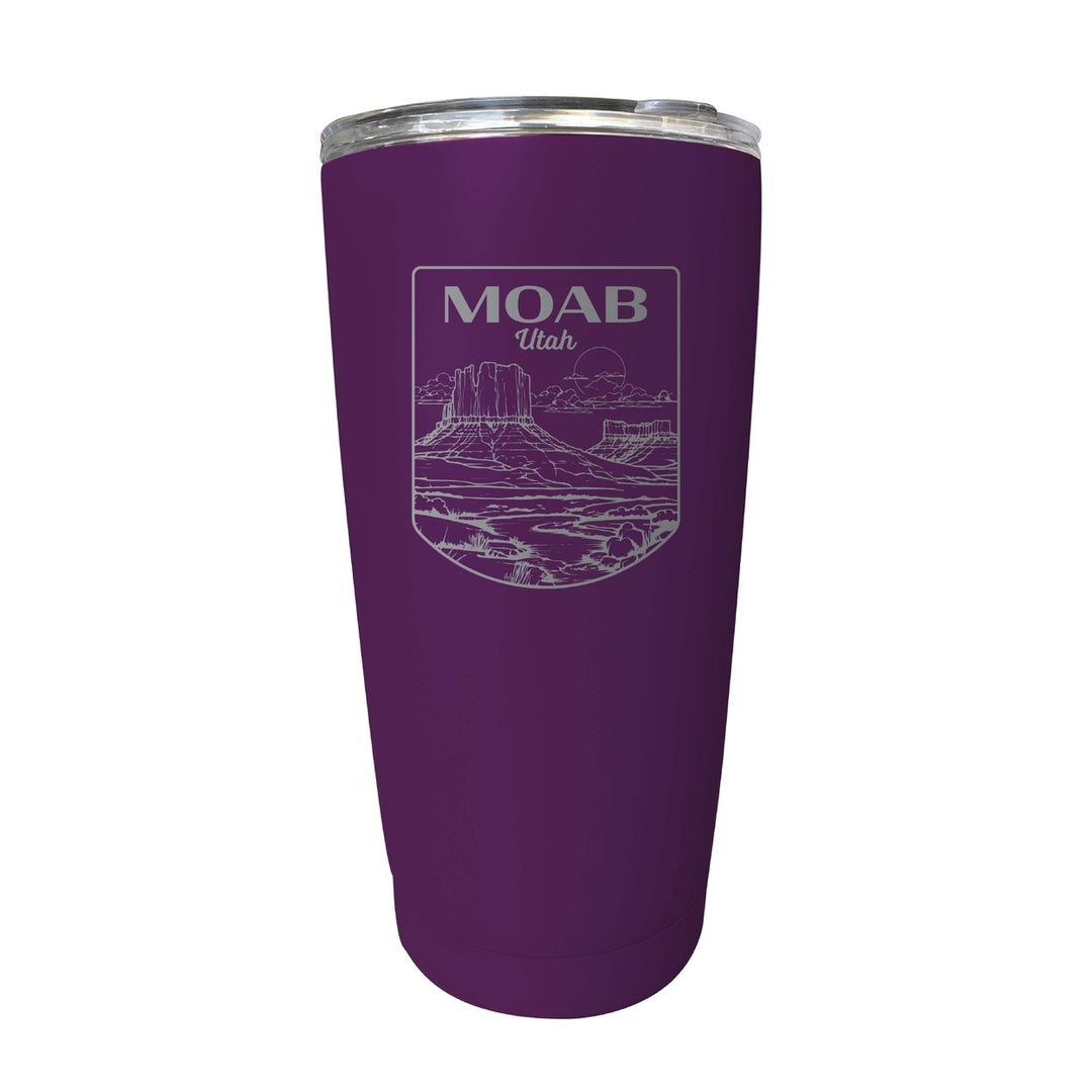 Moab Utah Souvenir 16 oz Engraved Stainless Steel Insulated Tumbler Image 4