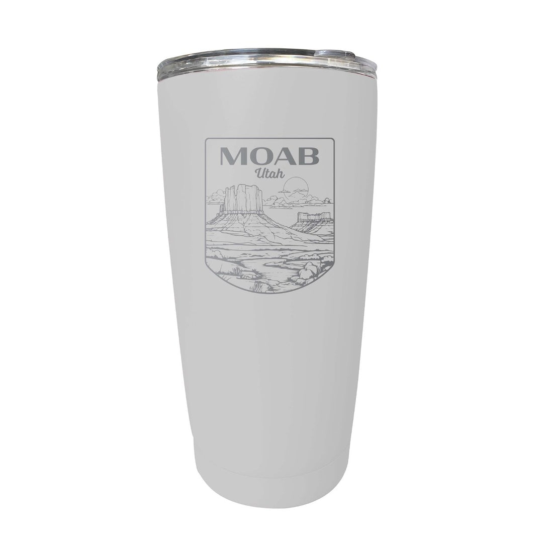 Moab Utah Souvenir 16 oz Engraved Stainless Steel Insulated Tumbler Image 9