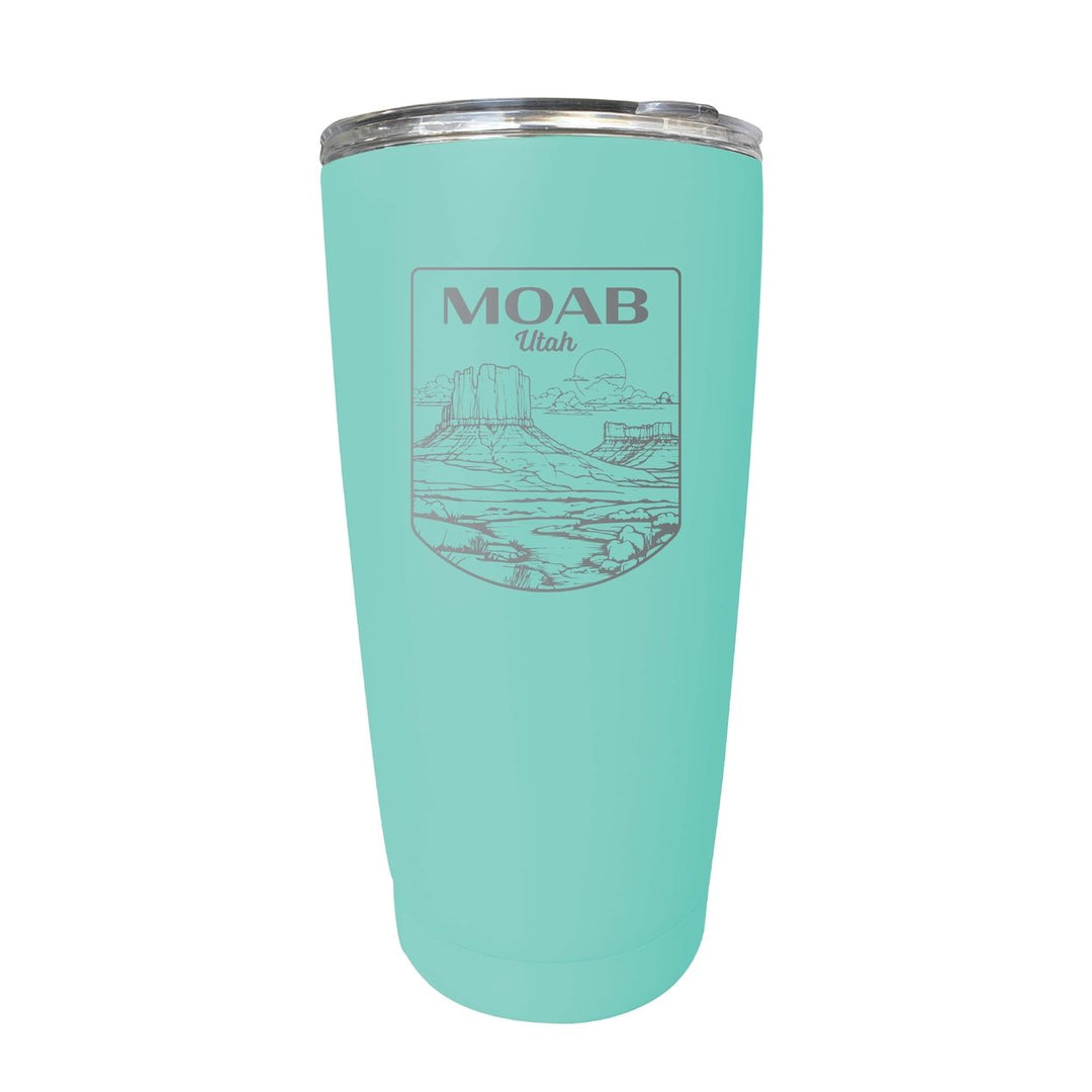 Moab Utah Souvenir 16 oz Engraved Stainless Steel Insulated Tumbler Image 10